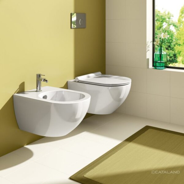 Sienas tualetes pods SFERA NF 54 (ar sēdekli) Catalano