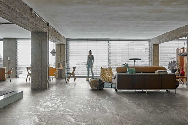 Seinaplaat/põrandaplaat ONYX&MORE 60×60, White Porphyry, Casa Dolce Casa