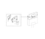 Комплект пневматического подключения для настенной рамы OLI120 PLUS, OLI