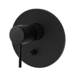 Shower mixer SPILLO UP 2-outlets, matt black, FIMA CF
