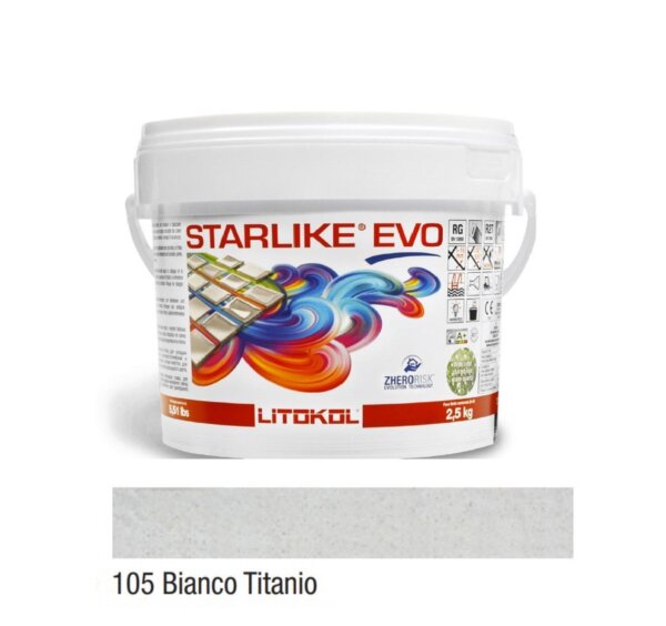 Epoksiid vuugitäide 2,5kg STARLIKE EVO 105 Bianco Titanio