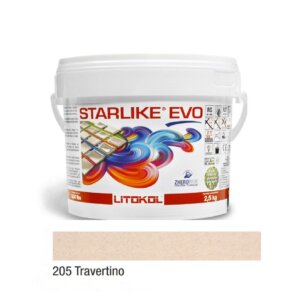 Epoksīda šuvju aizpildītājs 2,5kg STARLIKE EVO 205 Travertino
