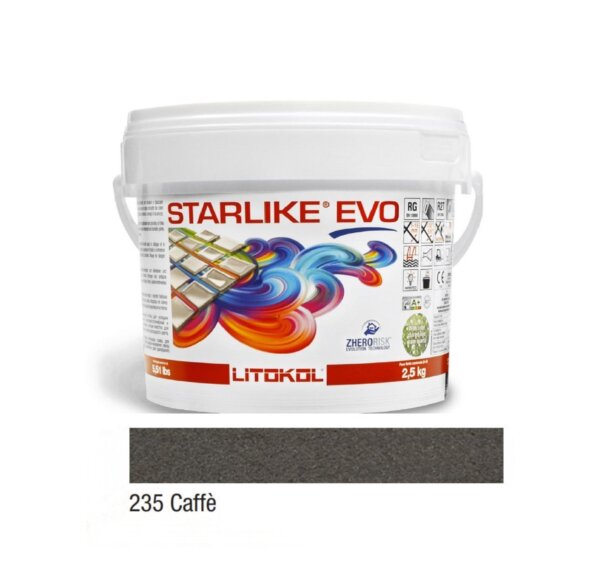 Epoksīda šuvju aizpildītājs 2,5kg STARLIKE EVO 235 Caffe