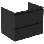 Шкаф под раковину TESI (с раковиной 60), черный матовый, Ideal Standart