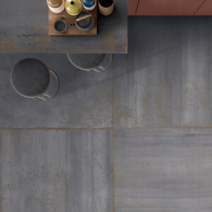 Wall tile / floor tile OXIDE, steel, Gardenia