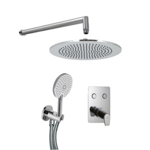 Thermostatic shower set TOUCH & FEEL OVAL, chrome, Noken