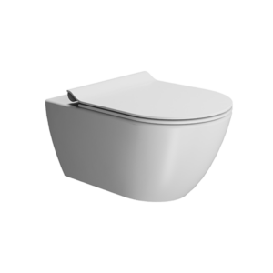 Seinapealne wc pott PURA (prill-lauaga), valge matt, GSI