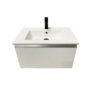 Washbasin MARNE (with washbasin 80), white shiny, Noken