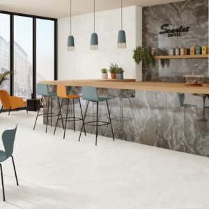 Wall tile / floor tile SCARLET 60x120, Soft White, STN Ceramica