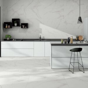 Wall tile / floor tile LUMIERE 60x120, White, STN Ceramica