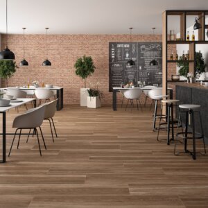 Wall tile / floor tile KIMBERLEY 23x120, Nogal, STN Ceramica