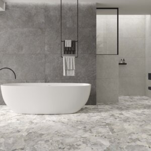 Wall tile / floor tile LAROCCA 60x60, Grey, STN Ceramica