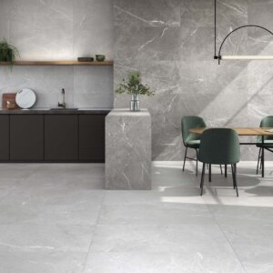 Wall tile / floor tile MALEK 60x120, Grey, STN Ceramica