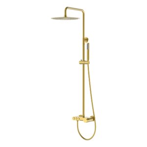 Dušikomplekt STICK DIAMOND, matt gold, Boheme Bagno
