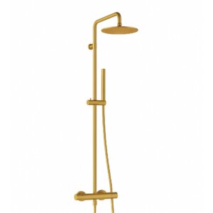 Termostaadiga dušikomplekt X-FACTOR, brushed gold, Daniel