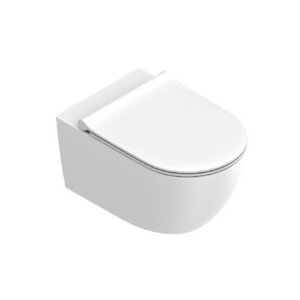 Seinapealne wc pott SFERA NF 55 (prill-lauaga), matt valge, Catalano