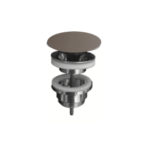 Keraamiline põhjaklapp ülevooluta valamule, pruun matt, AZZURRA