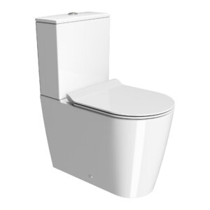 Monoliitne wc pott KUBE X(prill-lauaga), valge, GSI