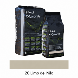 Cementitious grout X-COLOR 0-6, 20 Limo del Nilo, 3 kg