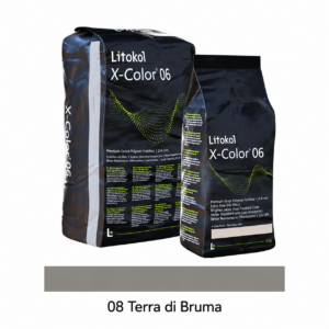 Cementitious grout X-COLOR 0-6, 08 Terra di Bruma, 3 kg