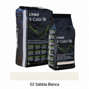 Цементная затирка X-COLOR 0-6, 02 Sabbia Bianca, 3 кг
