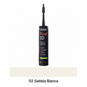 Силиконовый герметик PIXEL 3D, 02 Sabbia Bianca, 300 мл