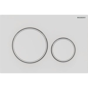 Flush plate Sigma20 Easy-to-Clean, matt white, Geberit