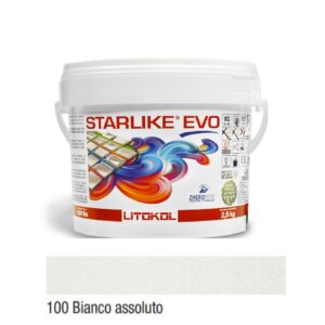 Эпоксидная затирочная смесь 2,5kg STARLIKE EVO 100 Bianco Assoluto
