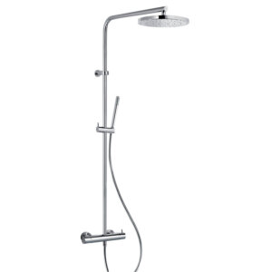 Shower set with thermostat COX 3, chrome, Paini