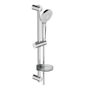 Hand shower and rail kit IDEALRAIN EVO ROUND, chrome, Ideal Standard