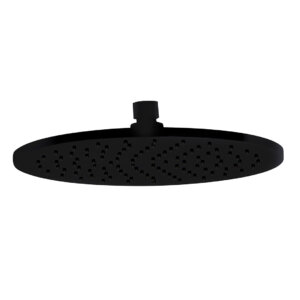 Round head shower, black chrome, Fima CF